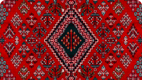 Barbers Flooring | Carpets | an image displaying a large red carpet with a diamond pattern