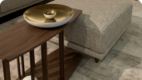 Barbers Flooring | Rugs | An image showing a beige rug used in a living area to add a depth of style